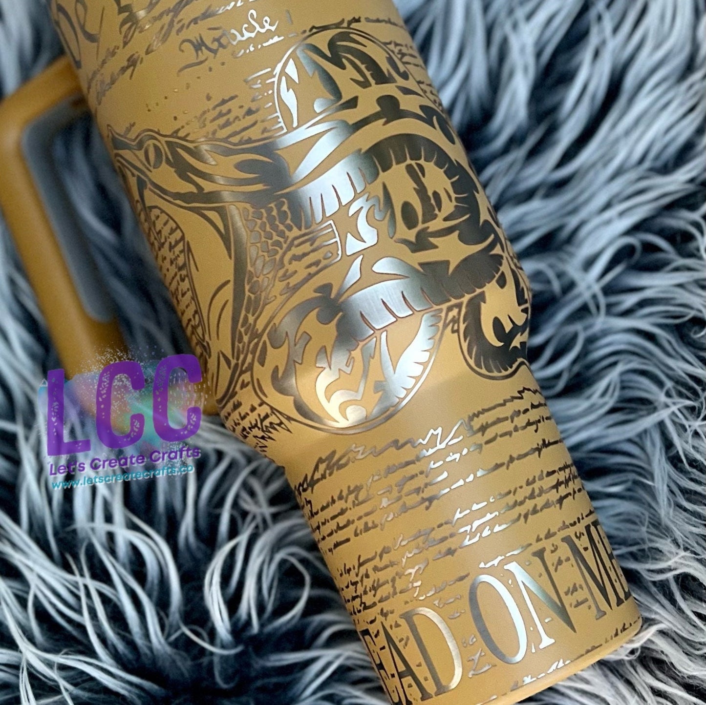 40oz Flag / We the People / Don't Tred on Me Engraved Quencher Tumbler w/ Handle / Gifts for Father, Dad, Stepdad, birthday graduation, fall